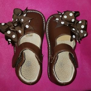 Squeaker shoes w/out the squeaky part.